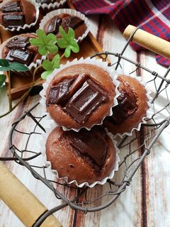 ふわふわ美味しい♪Wチョコ蒸しパン-レシピのメイン写真