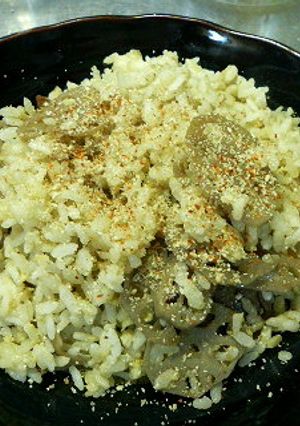 きんぴらレンコン炒飯-レシピのメイン写真