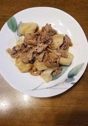 豚肉とレンコンの炒め煮-レシピのメイン写真