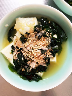 全てレンジ麺つゆで簡単ネギ生姜湯豆腐-レシピのメイン写真