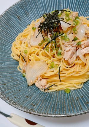 ツナのにんにく醤油パスタ-レシピのメイン写真