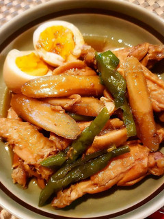 簡単 手羽中とごぼうの中華煮-レシピのメイン写真