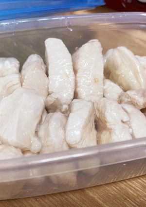 放置しても出来る、材料たった二つの水晶鶏-レシピのメイン写真