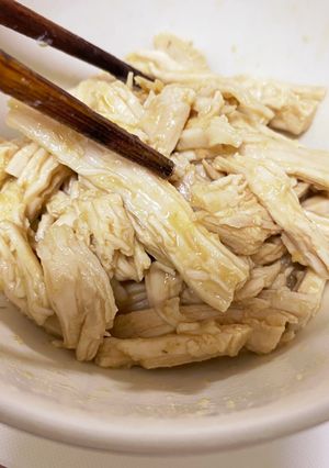 タコワサ風チキン(鶏肉のわさび和え)-レシピのメイン写真