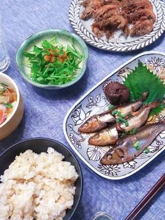 圧力鍋で◎骨までほろほろイワシの梅煮-レシピのメイン写真