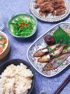 圧力鍋で◎骨までほろほろイワシの梅煮-レシピのメイン写真
