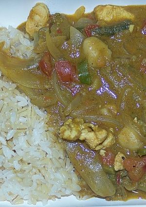 オートミールナッツクリームチキンカレー-レシピのメイン写真