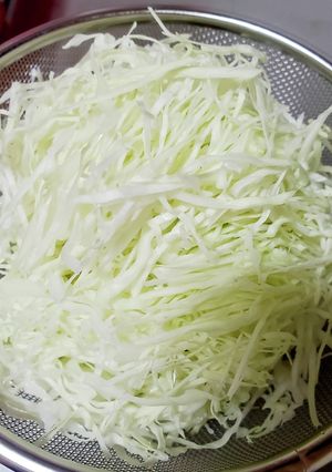 千切りキャベツの切り方♬私だけ(・・？-レシピのメイン写真