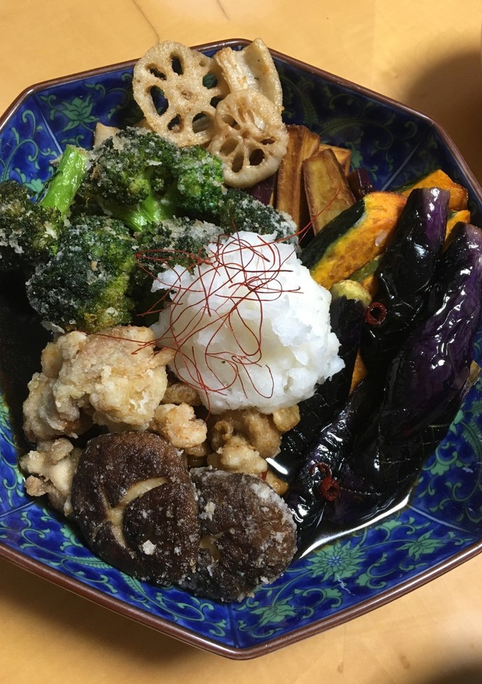 鶏ももと野菜の揚げびたし-レシピのメイン写真