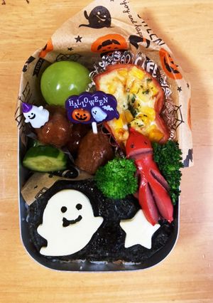 幼稚園 ハロウィン のり弁 簡単-レシピのメイン写真