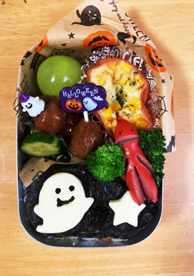 幼稚園　ハロウィン　のり弁　簡単-レシピのメイン写真