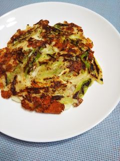 米粉でカリふわ~♪ネギチーズ焼き-レシピのメイン写真