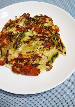 米粉でカリふわ～♪ネギチーズ焼き-レシピのメイン写真