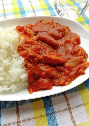 備蓄食品を使って☆さば缶カレーライス-レシピのメイン写真