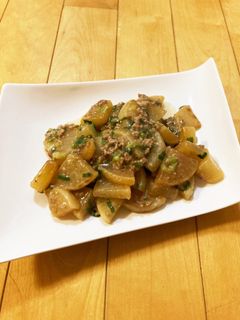 大根と豚ひき肉の旨煮♪時短料理♪-レシピのメイン写真