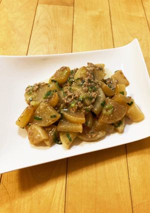 大根と豚ひき肉の旨煮♪時短料理♪-レシピのメイン写真
