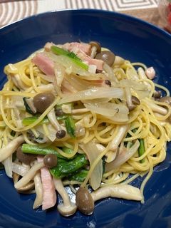 りんご醤油で和風パスタ-レシピのメイン写真