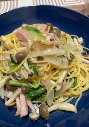 りんご醤油で和風パスタ-レシピのメイン写真
