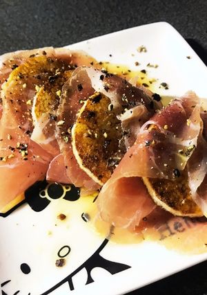 長芋と生ハムのカルパッチョ-レシピのメイン写真