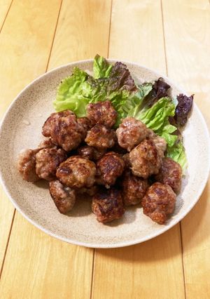豚こま肉のコロコロ焼き♪簡単♪-レシピのメイン写真