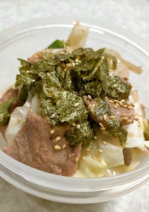 豚とキャベツの梅肉炒め-レシピのメイン写真