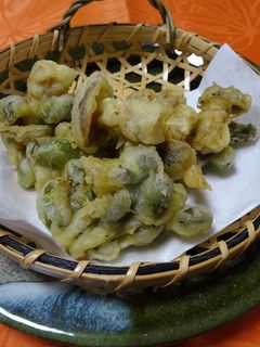 紫ずきんと丹波しめじのかき揚げ-レシピのメイン写真