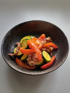 豚肉とズッキーニのオイスター炒め-レシピのメイン写真