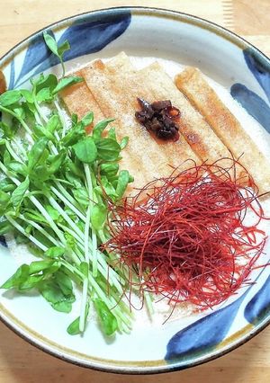 鹹豆漿（シェントウジャン）うどん-レシピのメイン写真