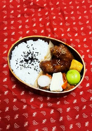 10/1 長芋の豚巻き弁当-レシピのメイン写真