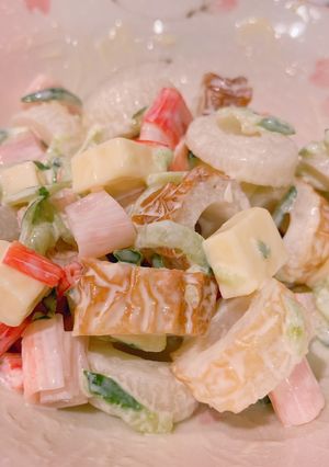 超簡単★ちくチーカニカマヨサラダ-レシピのメイン写真