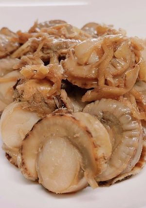 *ベビーホタテの酢醤油煮*-レシピのメイン写真