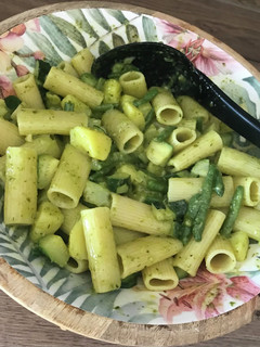 じゃが芋とインゲンのバジルソースパスタ-レシピのメイン写真