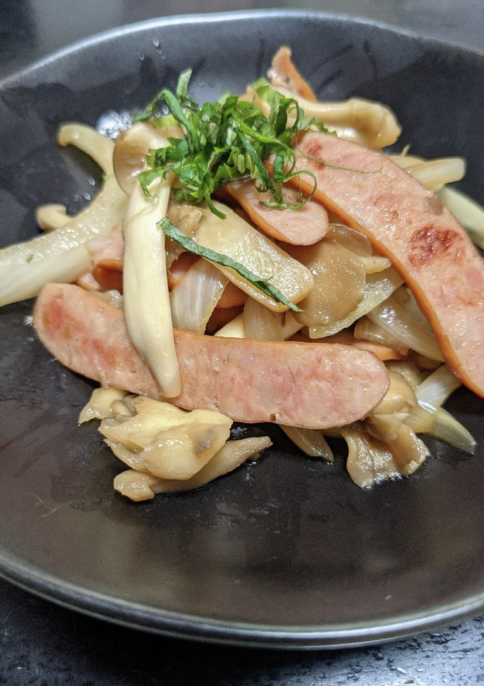 きのことソーセージの和風炒め-レシピのメイン写真