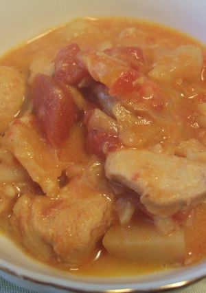 簡単！水無し！鶏ムネ肉のトマト煮♪-レシピのメイン写真
