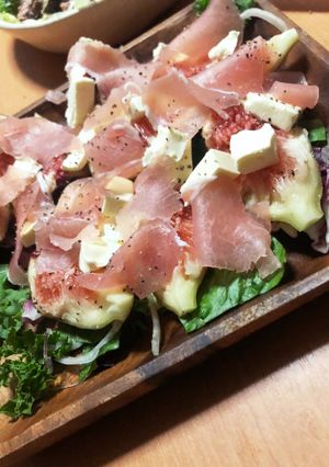 いちじくとクリームチーズと生ハムのサラダ-レシピのメイン写真
