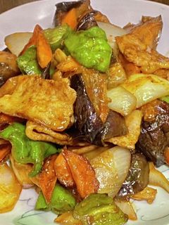 茄子とあり合わせ野菜の中華味噌炒め-レシピのメイン写真
