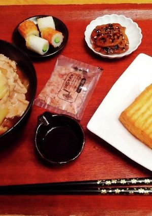 夕飯　しっぽくうどん-レシピのメイン写真