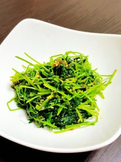 豆苗のごまあえ-レシピのメイン写真