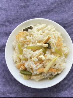 茅乃舍だしで簡単!山菜ご飯-レシピのメイン写真