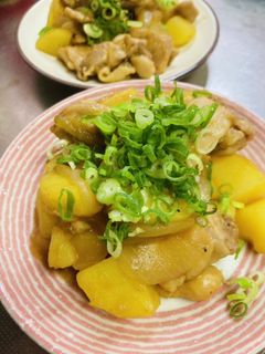じゃがいもと鶏肉の甘辛炒め-レシピのメイン写真