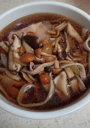 きのこそば-レシピのメイン写真