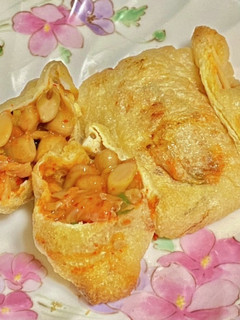 納豆&キムチの油揚げきんちゃく焼き-レシピのメイン写真