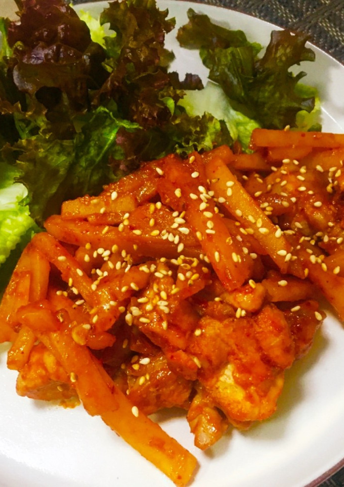 鶏肉とじゃがいもの韓国風炒め-レシピのメイン写真