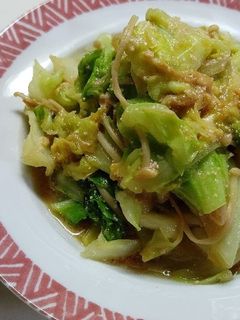 バター香るキャベツとえのきのタラコ炒め-レシピのメイン写真
