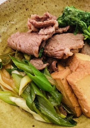 すき焼き風♡肉豆腐-レシピのメイン写真