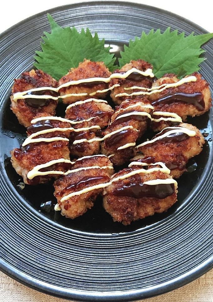 豚こま丸めてひとくち豚カツ（小麦粉卵不要-レシピのメイン写真