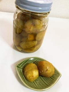 簡単!栗の甘露煮 クチナシ無しでもOK-レシピのメイン写真