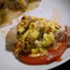 รูปของ オーブン焼＜マヨトマ★ニンニクチキン＞