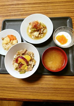 ヨウサマの減塩さつまいものあんかけごはん-レシピのメイン写真