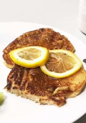 ビーガン オートミールパンケーキ-レシピのメイン写真